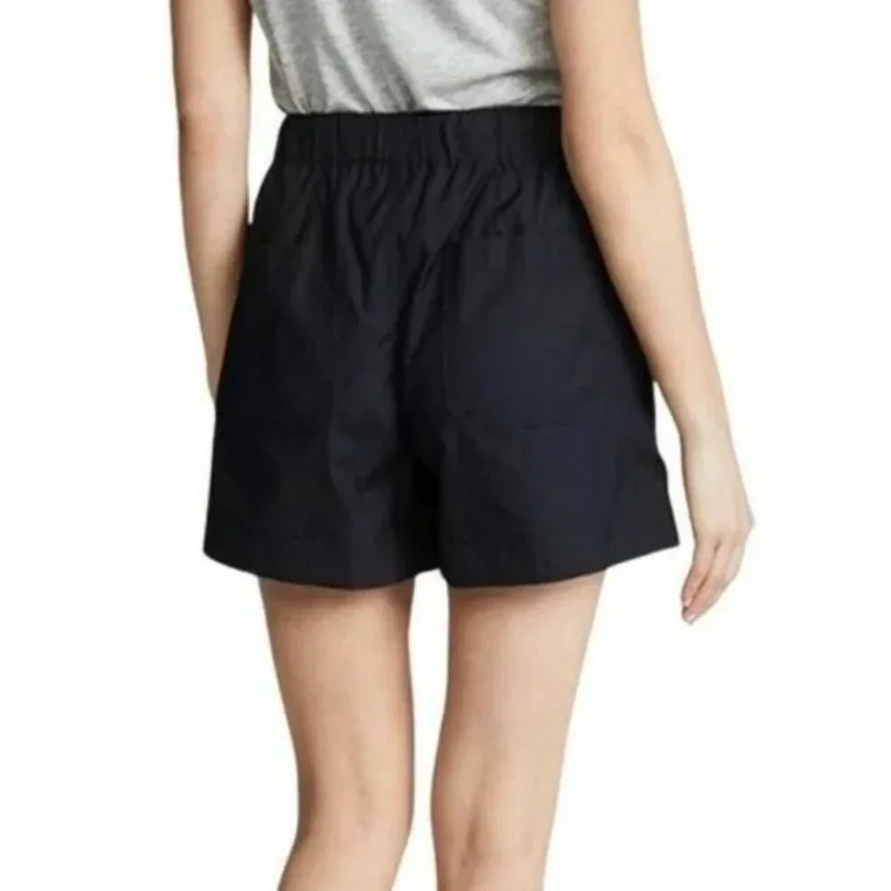 Vince Front Pleated Drawstring Pull On Shorts Size S